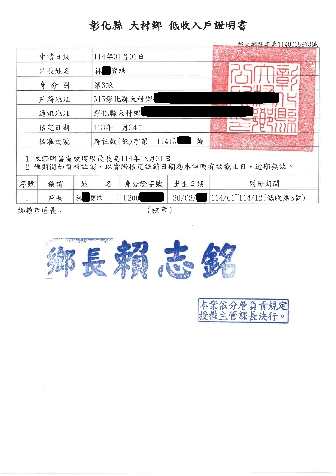 急難救助-生計困頓獲得補助