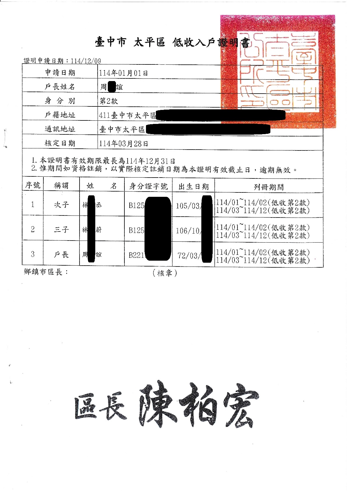 急難救助-主動求助獲得補助